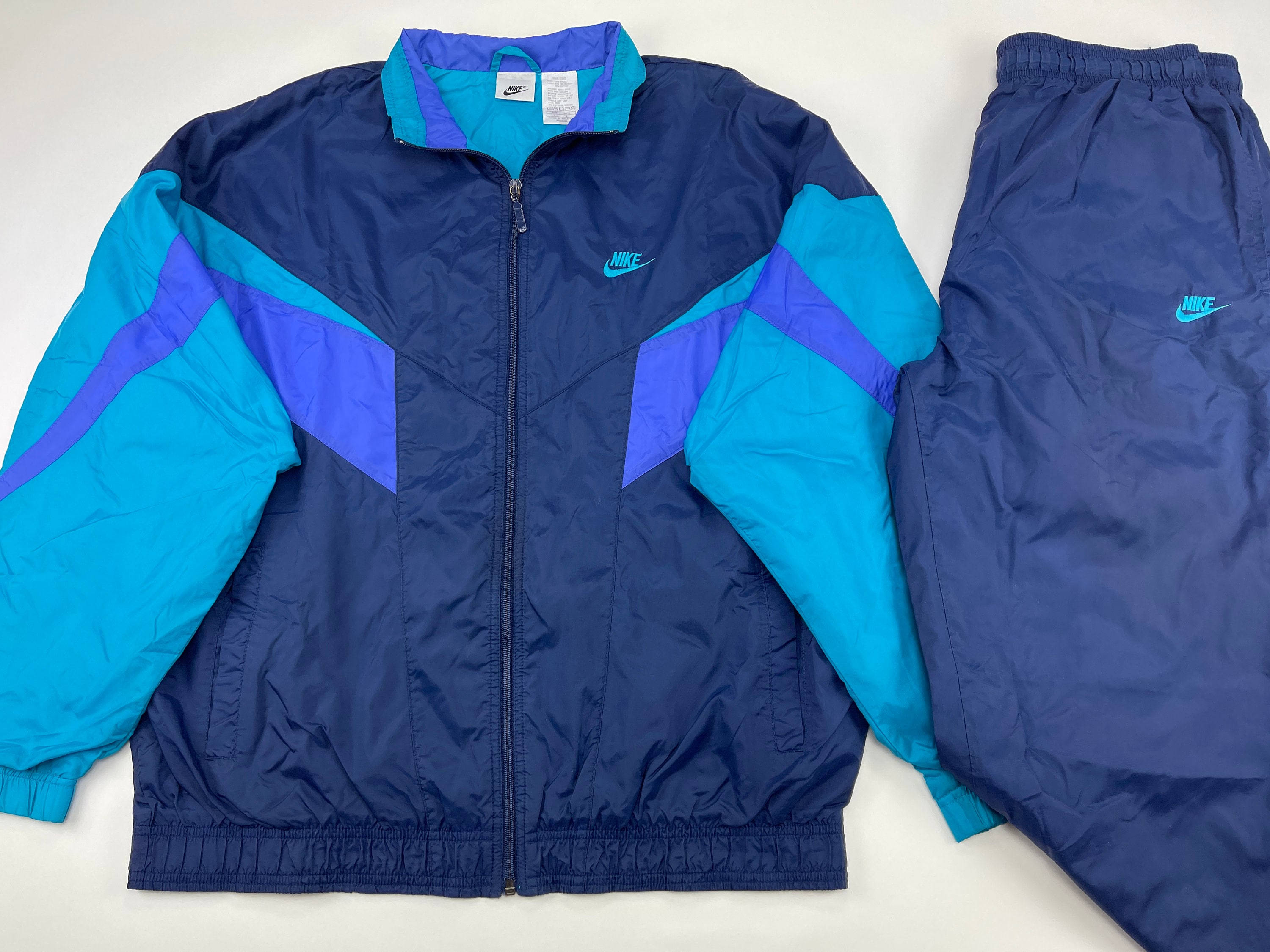 Nike Tracksuit Blue Vintage Track Suit 