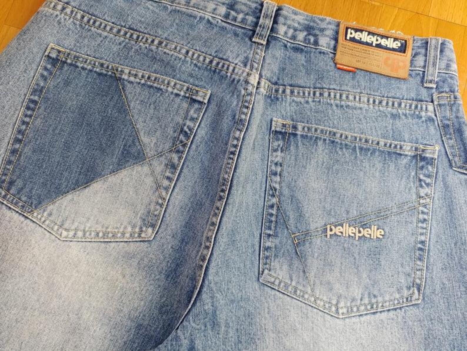 Pelle Pelle jeans old school blue baggy jeans vintage 90s Etsy