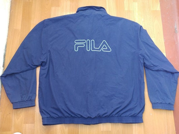 Forbyde enorm acceleration FILA Jacket Blue Vintage 90s Hip Hop Clothing 1990s Hip - Etsy Norway