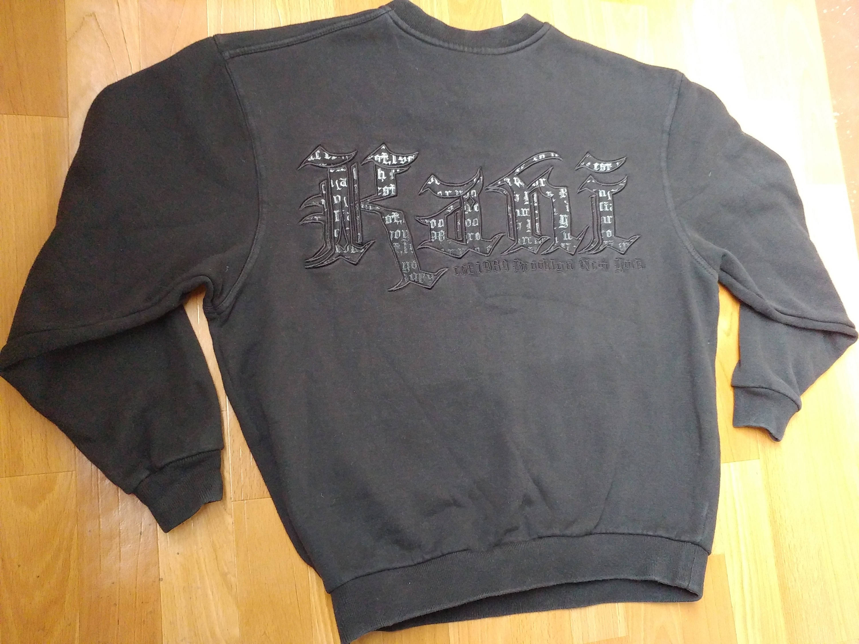 KARL KANI Sweatshirt Black Hoodie of 90s Hip-hop Clothing | Etsy