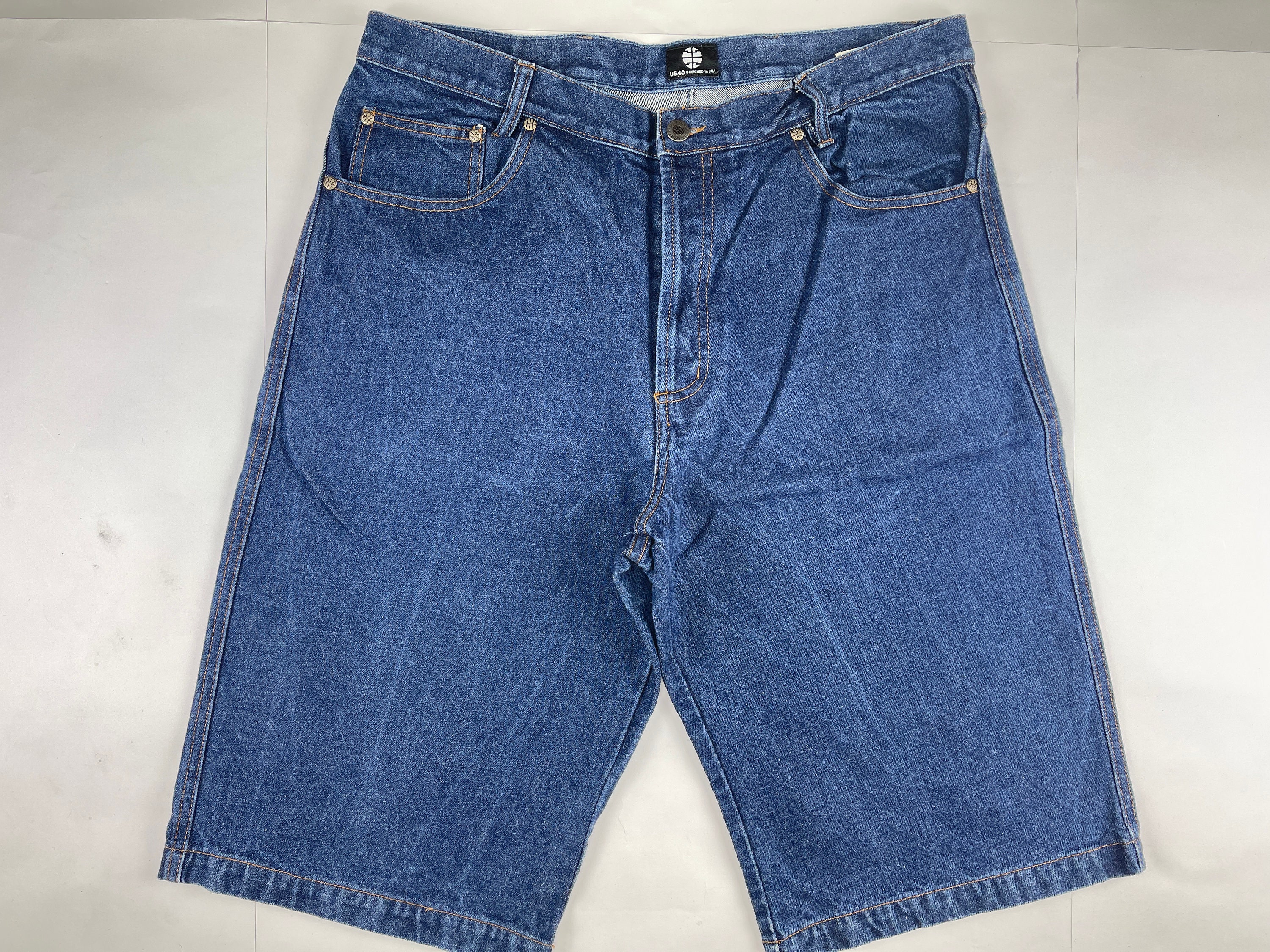 US40 shorts vintage jeans shorts 90s hip hop clothing 1990s | Etsy