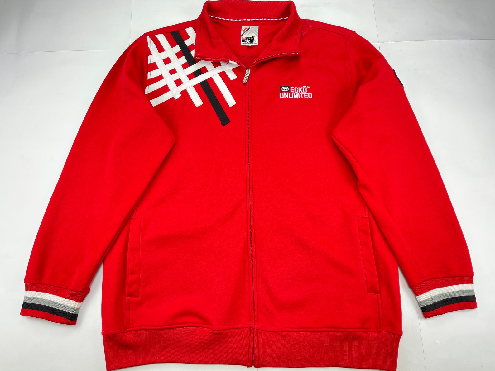 ECKO UNLTD jacket red vintage Ecko jacket 90s hip hop | Etsy