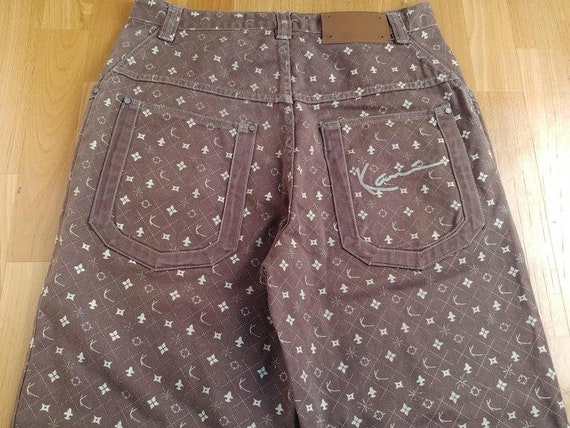 KARL KANI jeans, brown vintage baggy Kani jeans lo