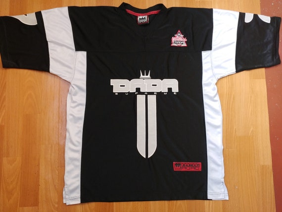 Dada Supreme jersey, black vintage hip-hop t-shirt
