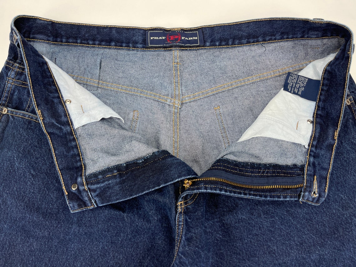 Phat Farm shorts vintage jeans shorts 90s hip hop clothing | Etsy