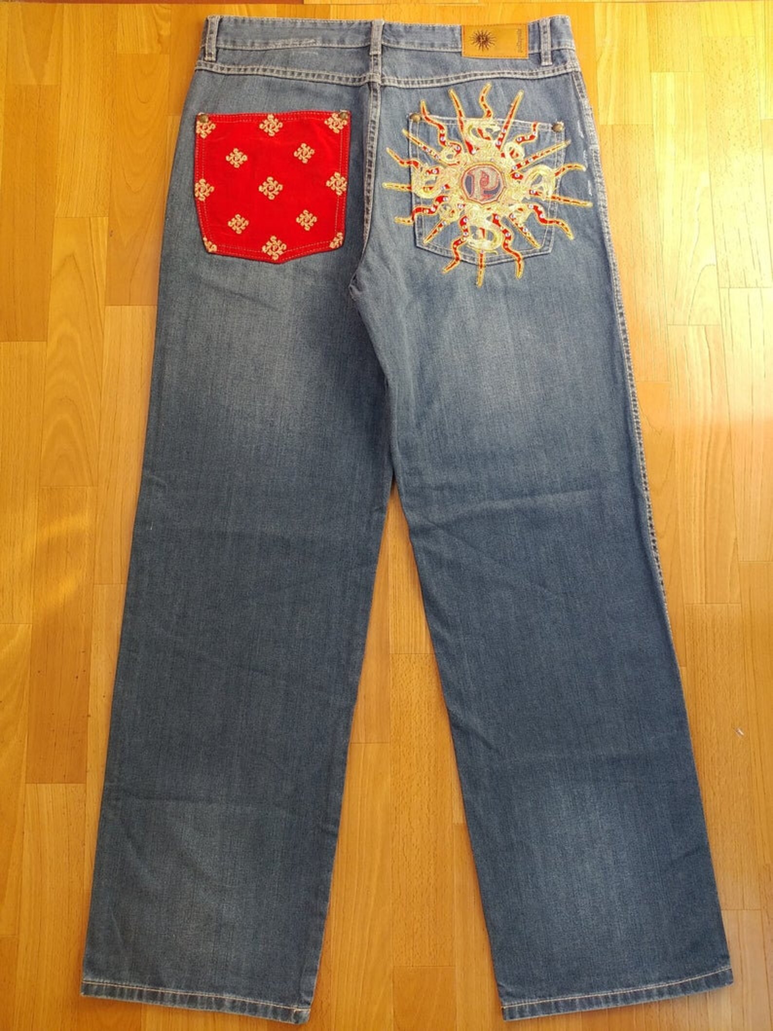 Pelle Pelle Jeans Old School Blue Baggy Jeans Vintage 90s Etsy