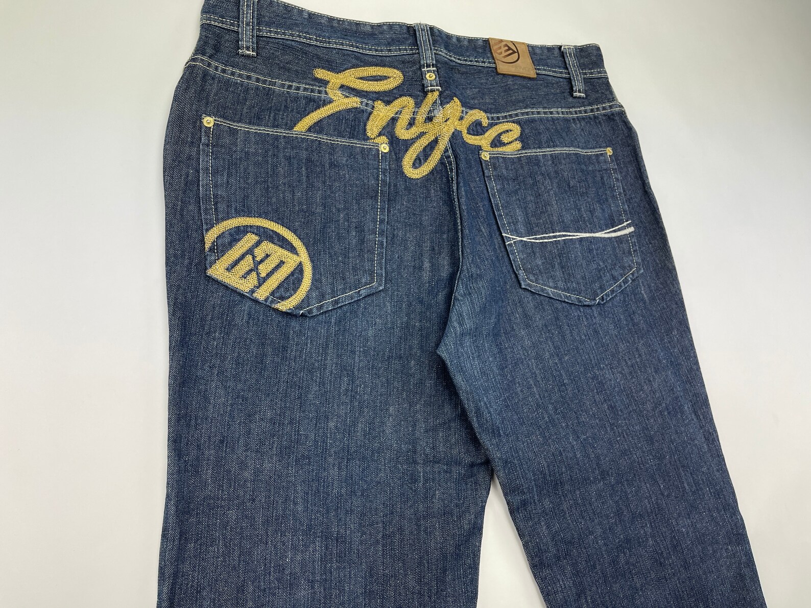 Enyce jeans blue vintage baggy jeans 90s hip hop clothing Etsy