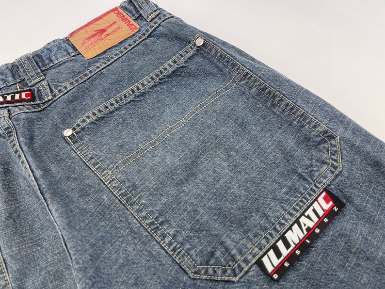 Nas Illmatic Designz Jeans Blue Vintage Baggy Jeans 90s Hip - Etsy