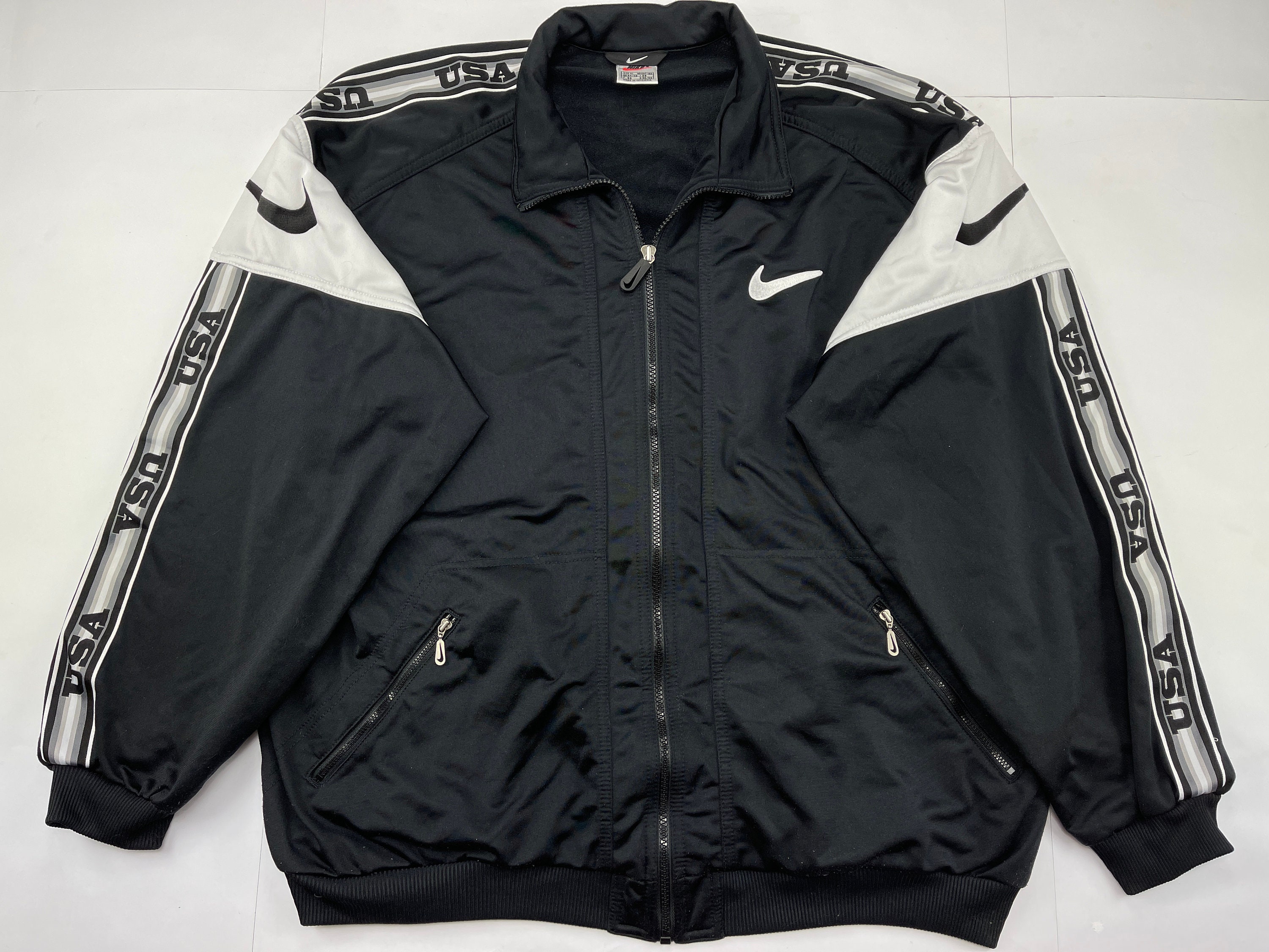 Nike Tracksuit Black Vintage Track Suit Jacket Pants 90s - Etsy UK