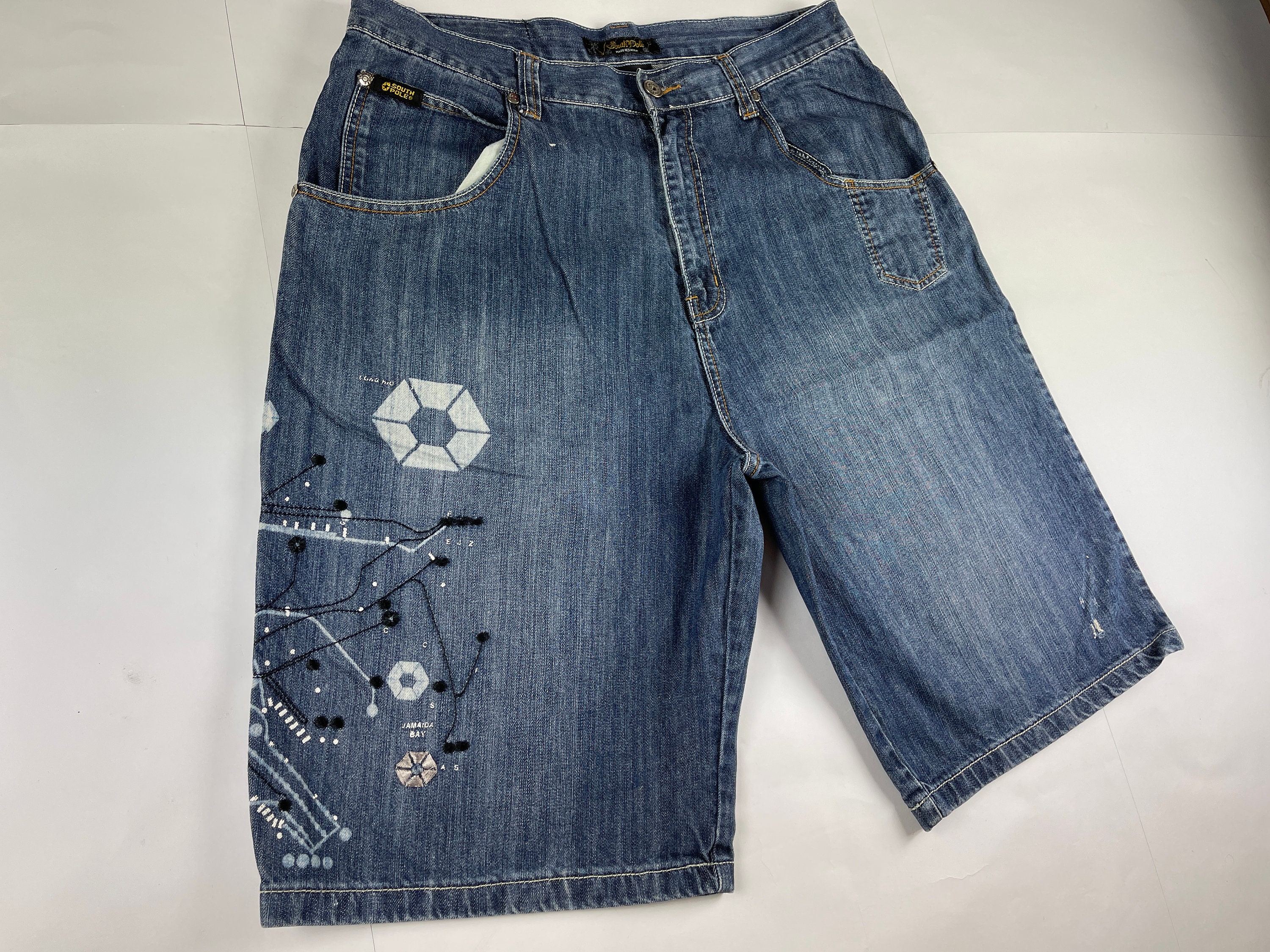 Southpole shorts vintage South Pole jeans shorts 90s hip hop Etsy
