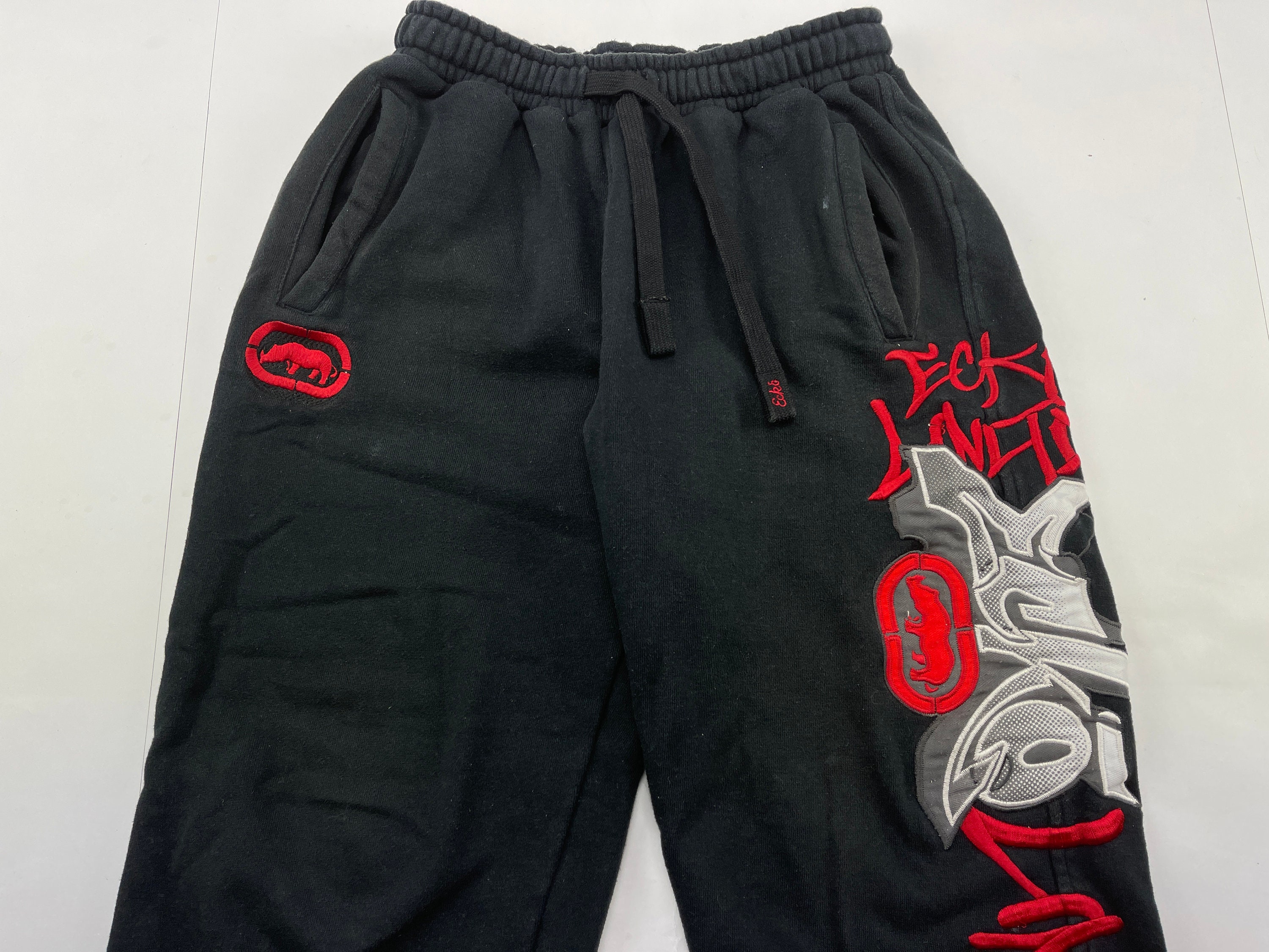 Ecko Unltd pants black vintage baggy 90s hip hop clothing | Etsy