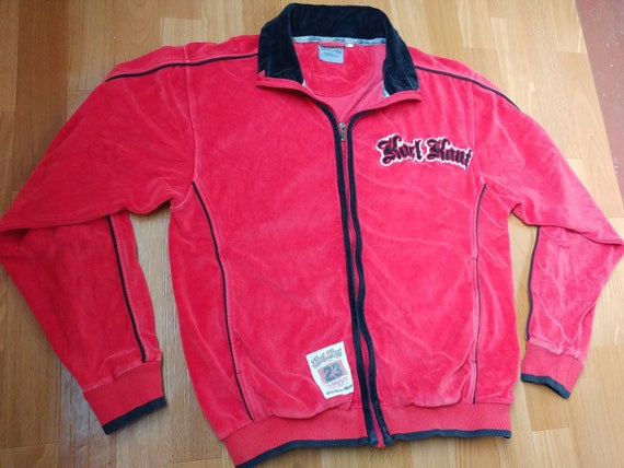 Detalles de Karl Kani Logo Terciopelo Chaqueta Black Sudadera Mujer Negra Detalles de Karl Kani Logo Terciopelo Chaqueta Black Sudadera Mujer Negra