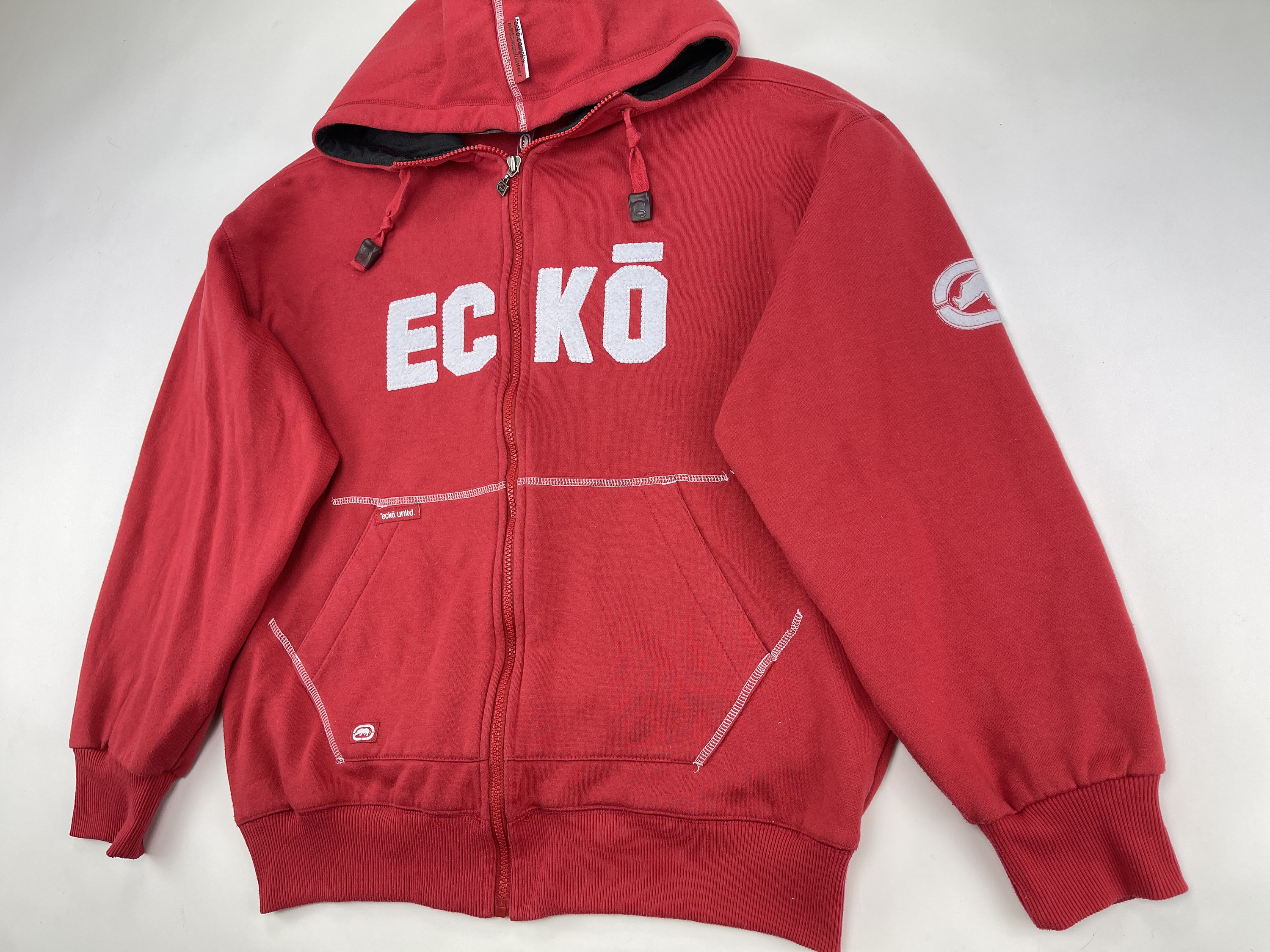 ECKO UNLTD hoodie red vintage hip hop sweatshirt 90s hip hop | Etsy