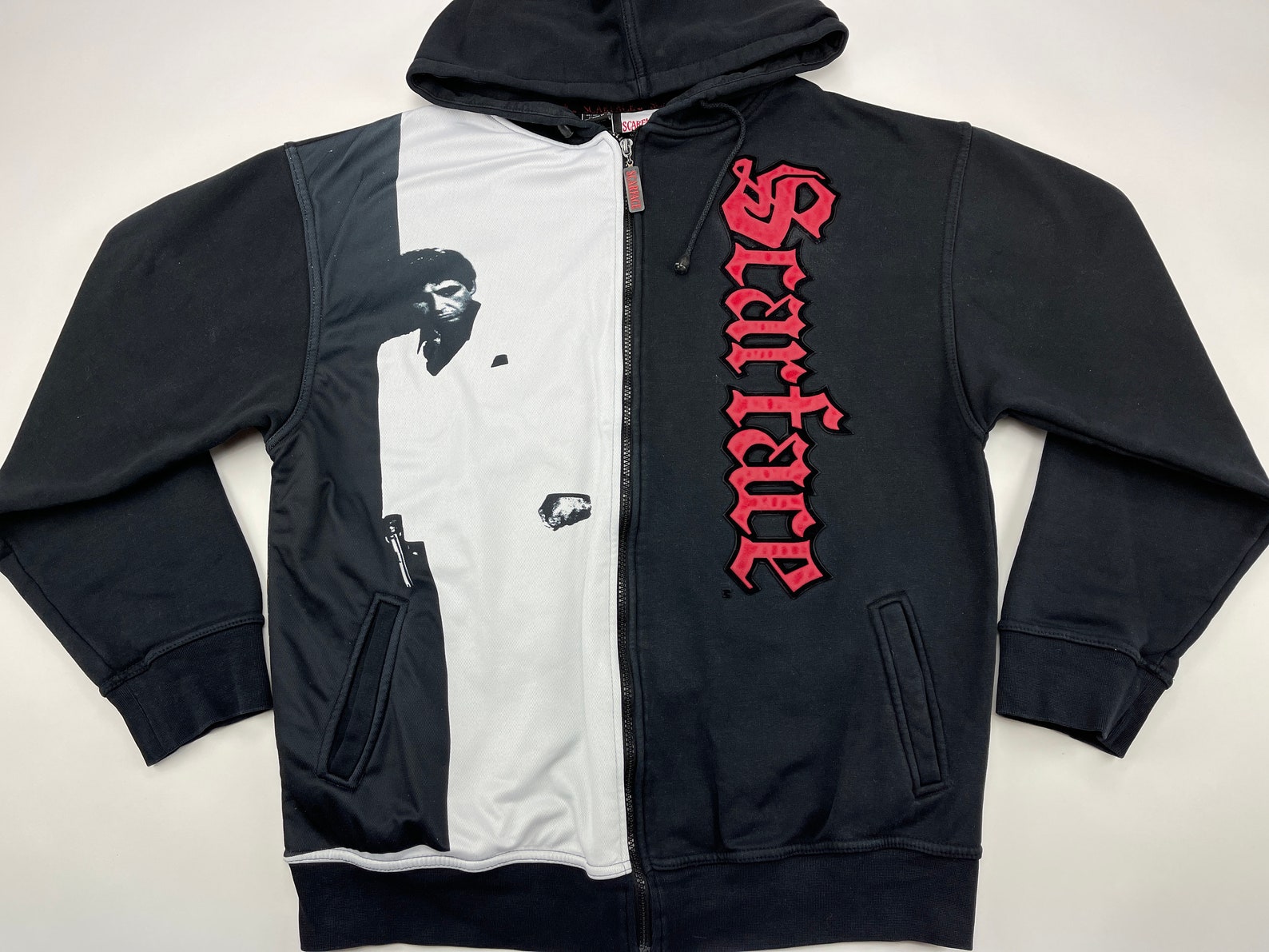 scarface hoodie black
