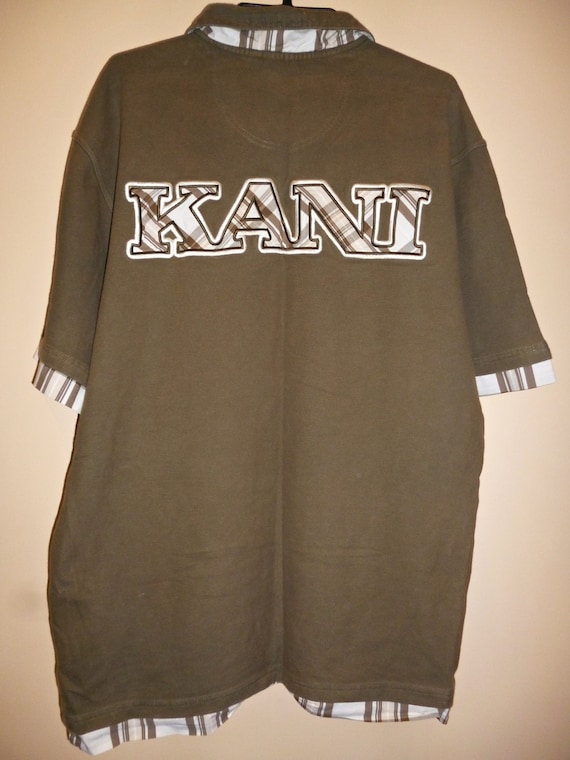 KARL KANI shirt vintage hip-hop shirt, green shirt