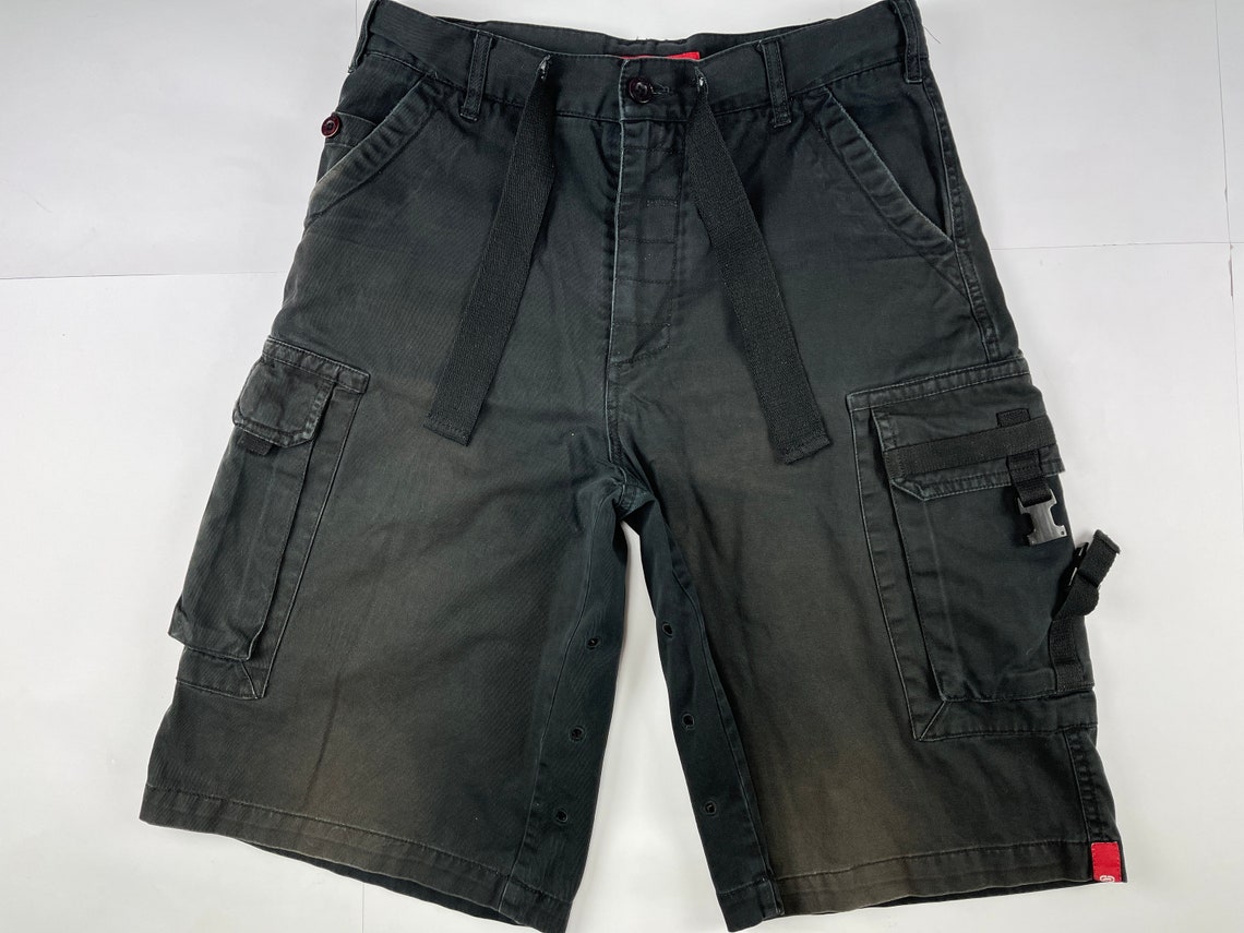 Ecko Unltd Jeans Shorts Black Vintage Ecko Jeans Shorts 90s | Etsy
