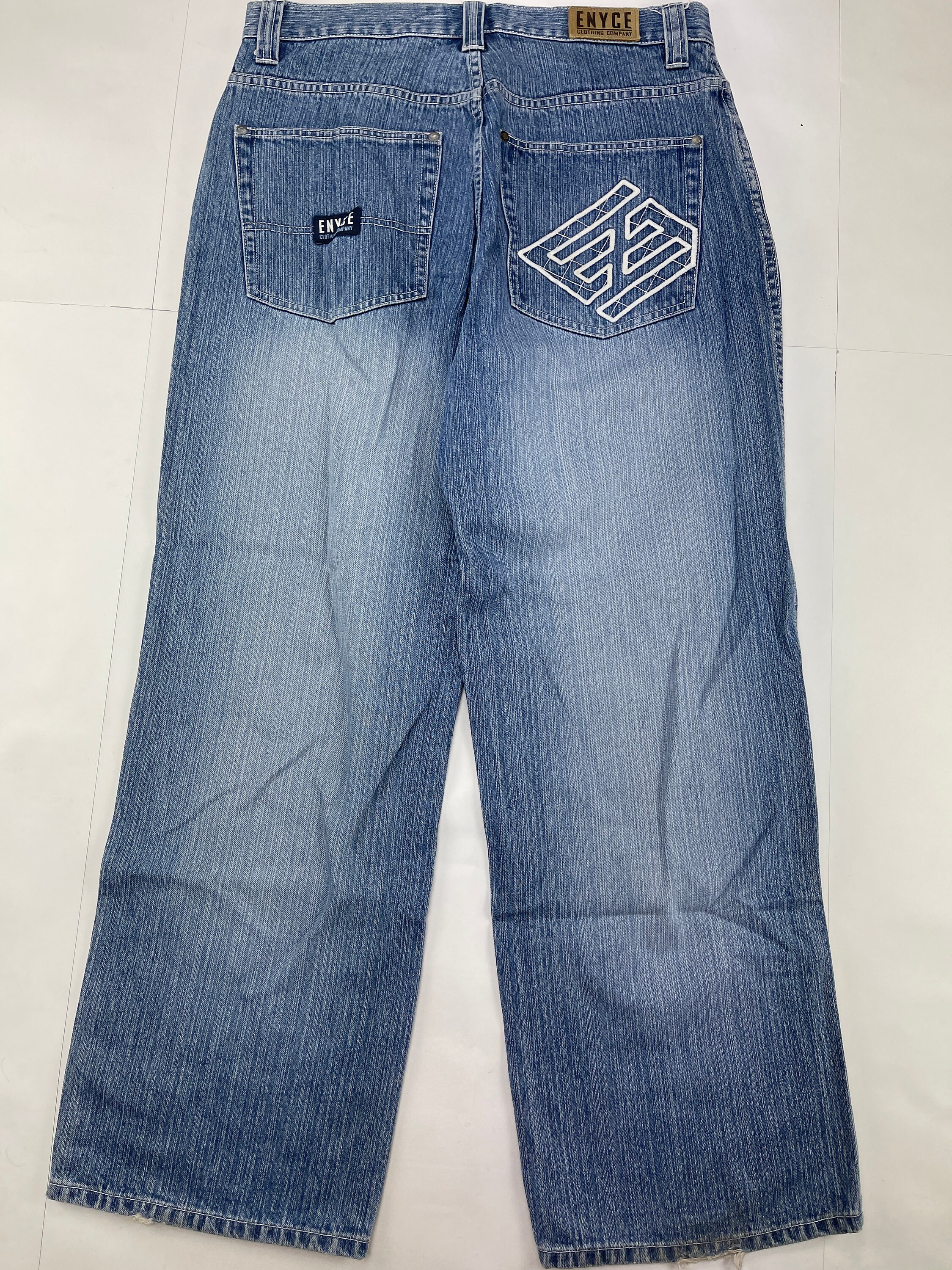 Enyce Jeans Blue Vintage Baggy Jeans 