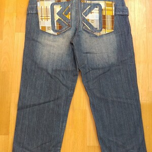 KARL KANI Jeans, Vintage Baggy Kani Jeans Loose Blue 90s Hip-hop ...