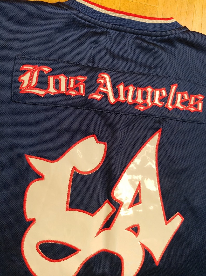 Vintage Los Angeles jersey blue lowrider t-shirt of 90s | Etsy