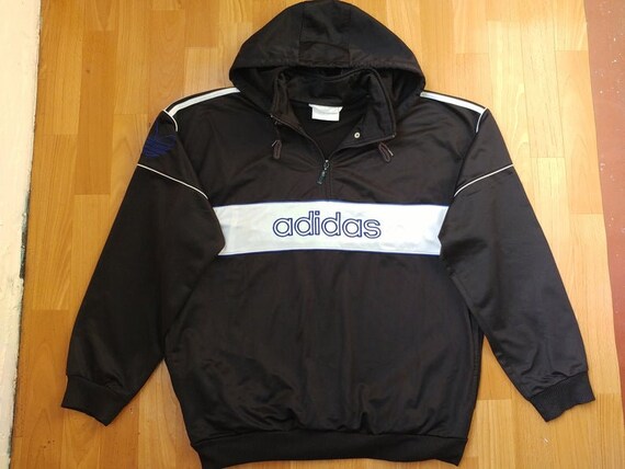 ADIDAS Track Jacket Vintage Full Zip Hip Hop Hoodie 90s - Etsy Denmark