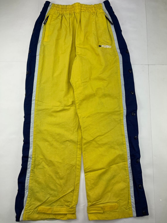 Fubu Pants Yellow Baggy Tracksuit Pants 90s Hip Hop - Etsy