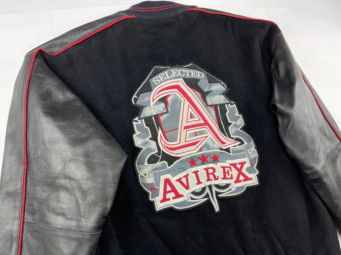 AVIREX jacket vintage coat 90s hip hop clothing New York | Etsy