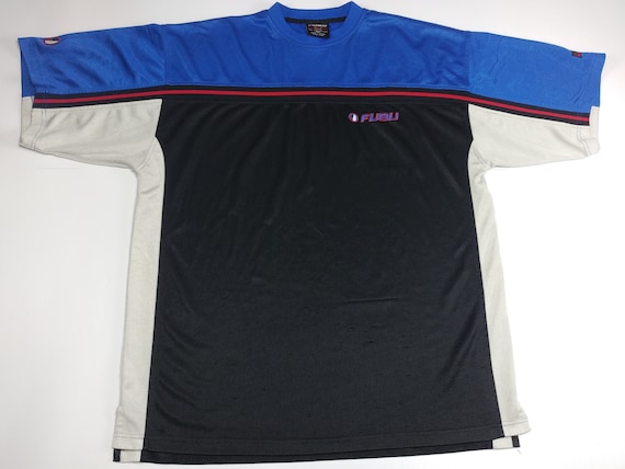 FUBU jersey, black, vintage hip hop t-shirt, 90s h