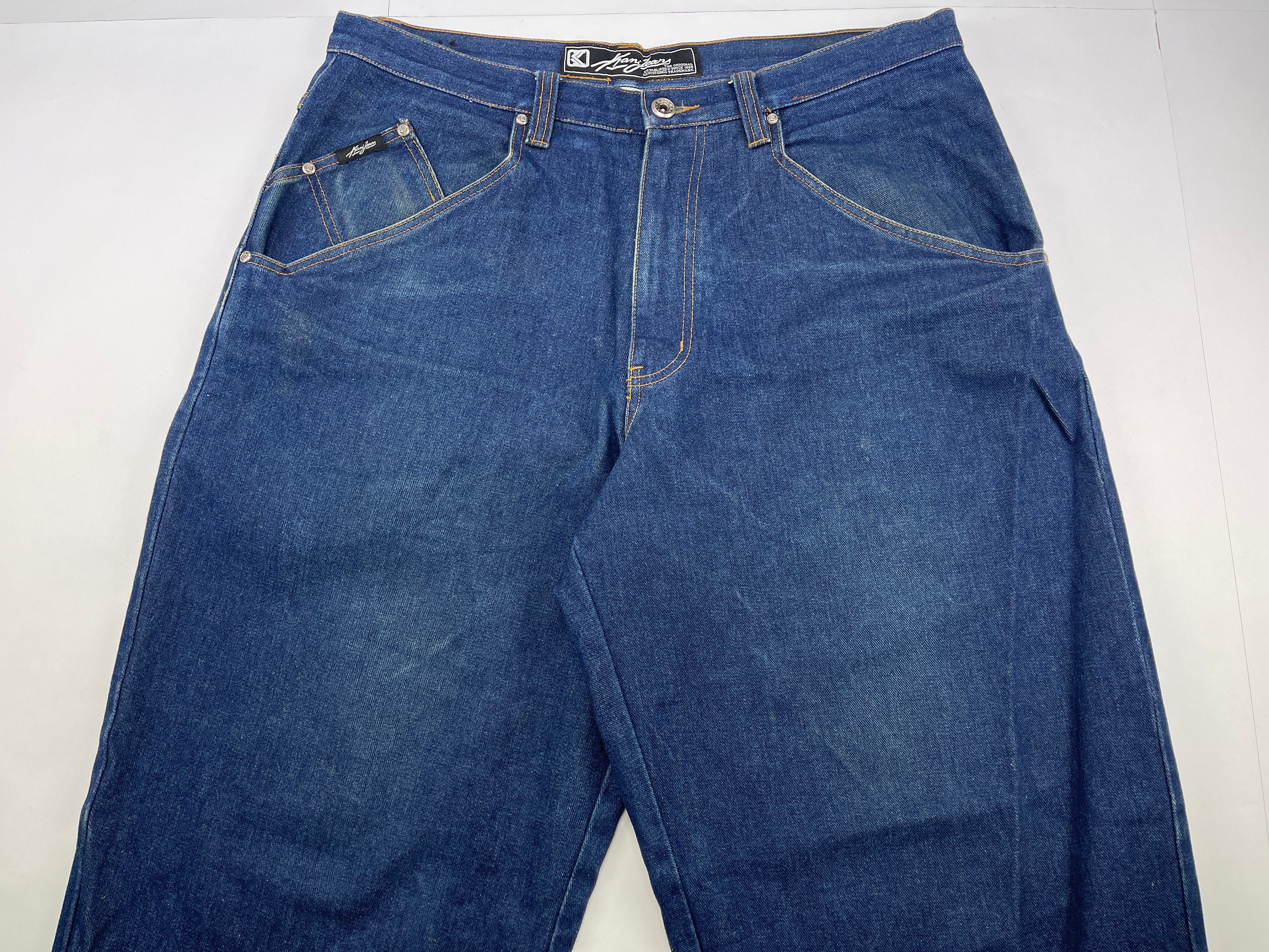KARL KANI jeans vintage baggy Kani jeans loose blue 90s hip | Etsy