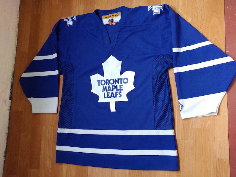 Official NHL Toronto Maple Leafs Jersey Vintage Koho Blue Etsy