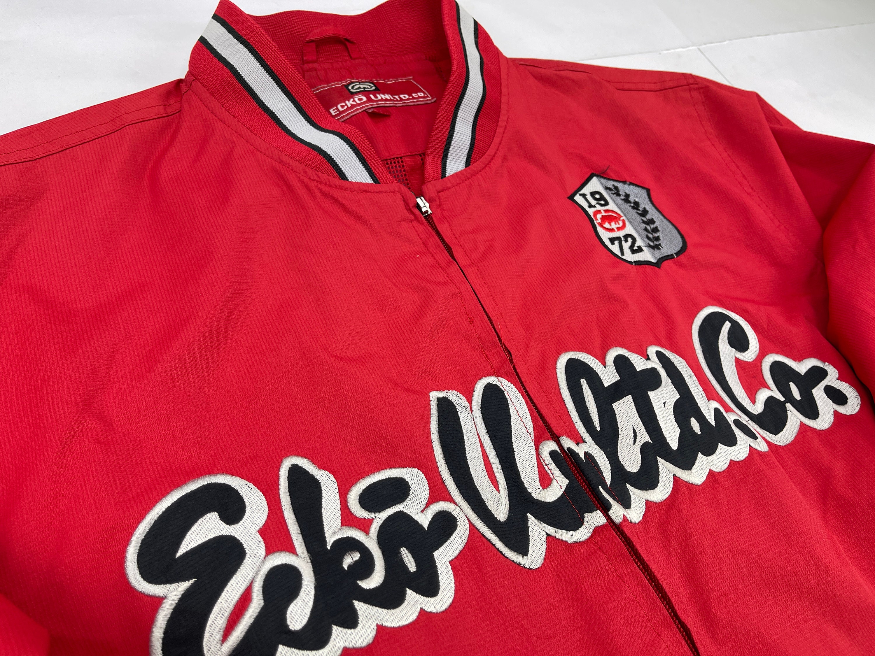 ECKO UNLTD Jacket Red Vintage Ecko Jacket 90s Hip Hop Etsy UK