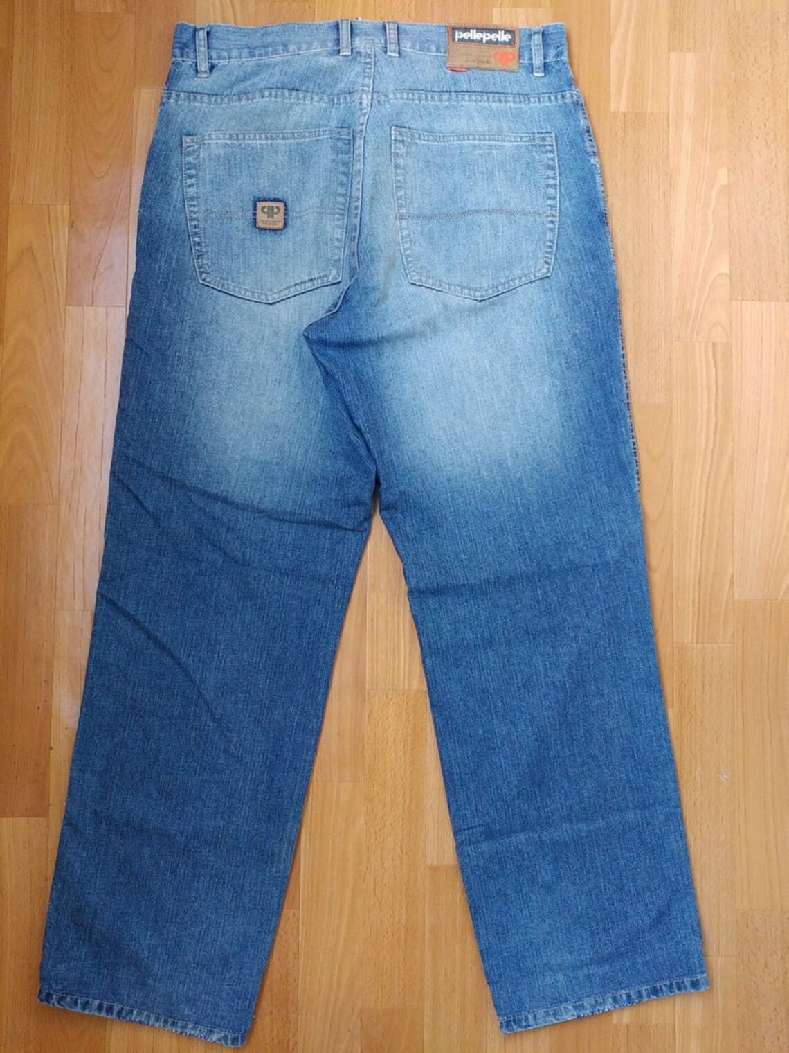 Pelle Pelle Jeans Old School Blue Baggy Jeans Vintage 90s Etsy