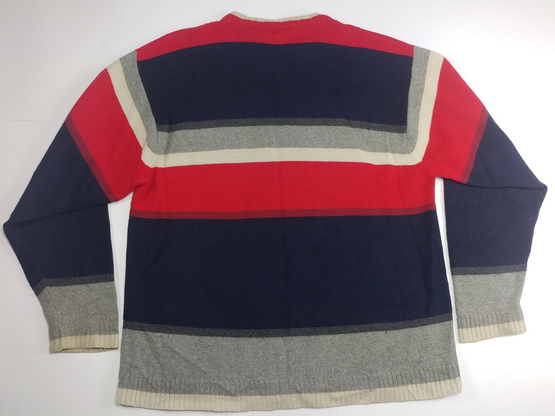 PNB Nation sweatshirt red wool vintage sweater 90s hip hop | Etsy