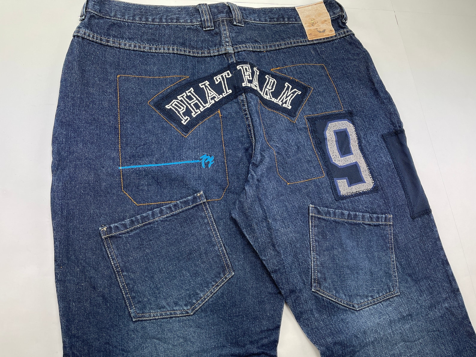 Phat Farm Jeans Blue Vintage Baggy Jeans 90s Hip Hop Etsy
