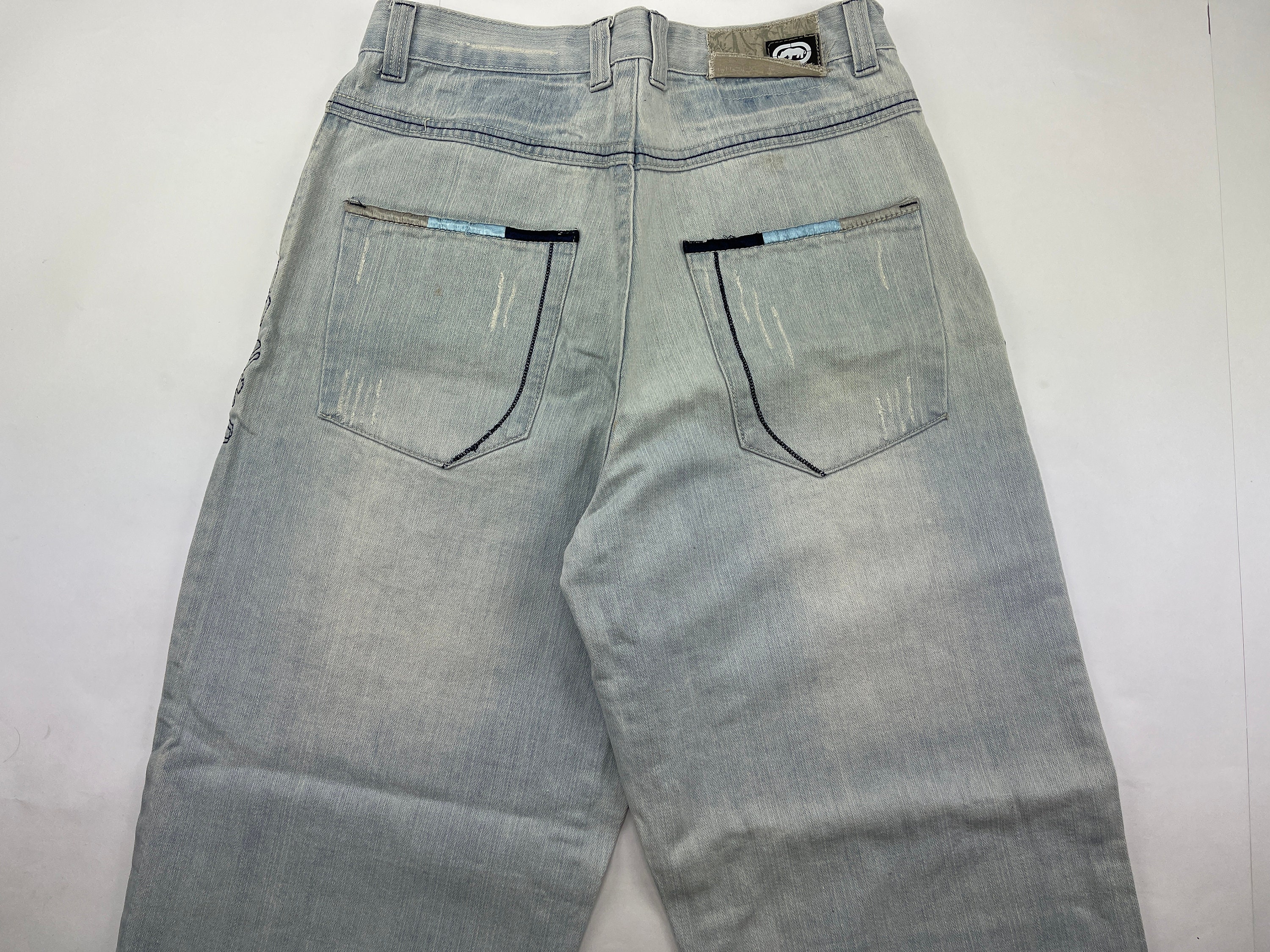 Ecko Unltd jeans light blue vintage baggy pants 90s hip hop | Etsy