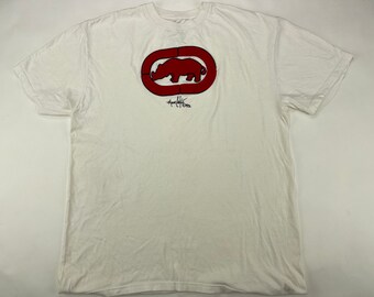 ECKO UNLTD camiseta blanco vintage ropa de hip hop Etsy México