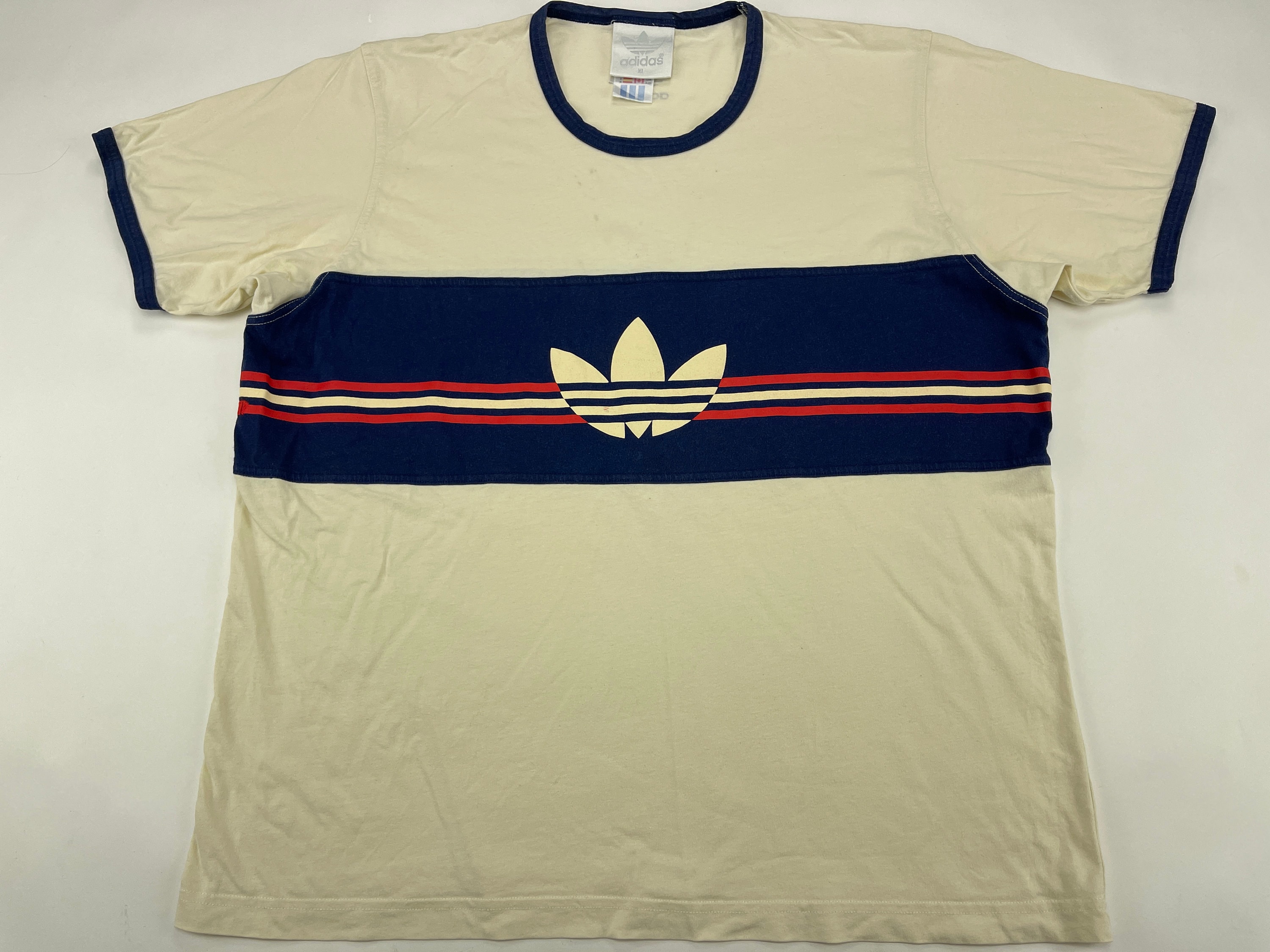 tímido cantidad Ciudad Menda ADIDAS T-shirt Beige Vintage Jersey 90s Hip Hop Clothing - Etsy