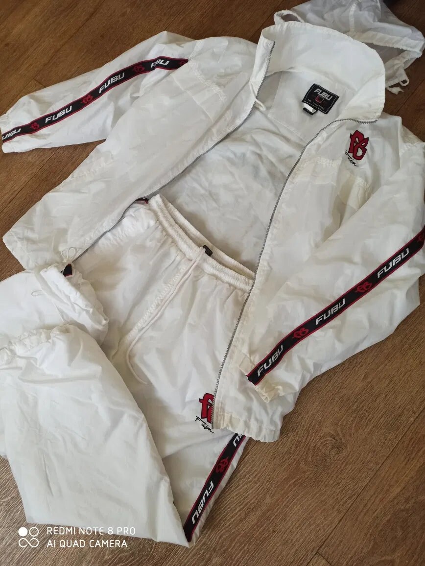 FUBU Tracksuit 1990s Baggy Track Suit Jacket and Pants Set Etsy UK