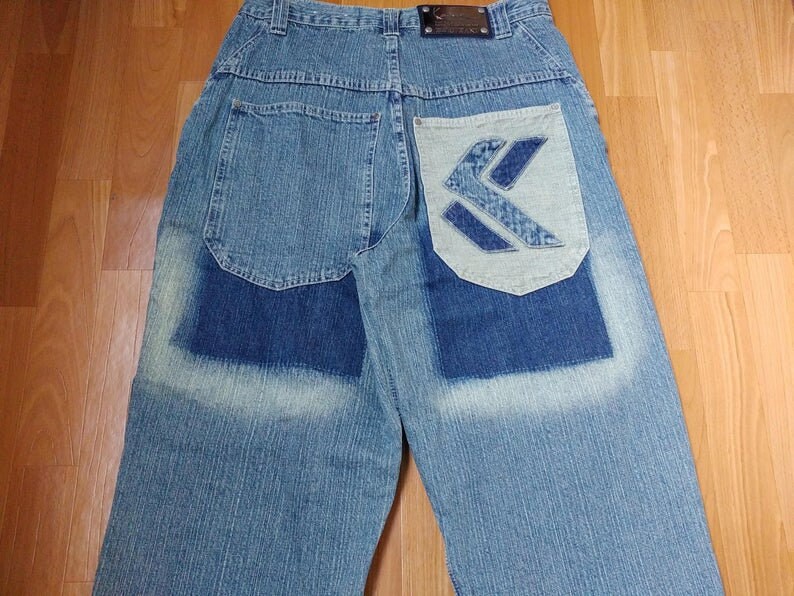 KARL KANI jeans light blue vintage baggy Kani jeans loose | Etsy