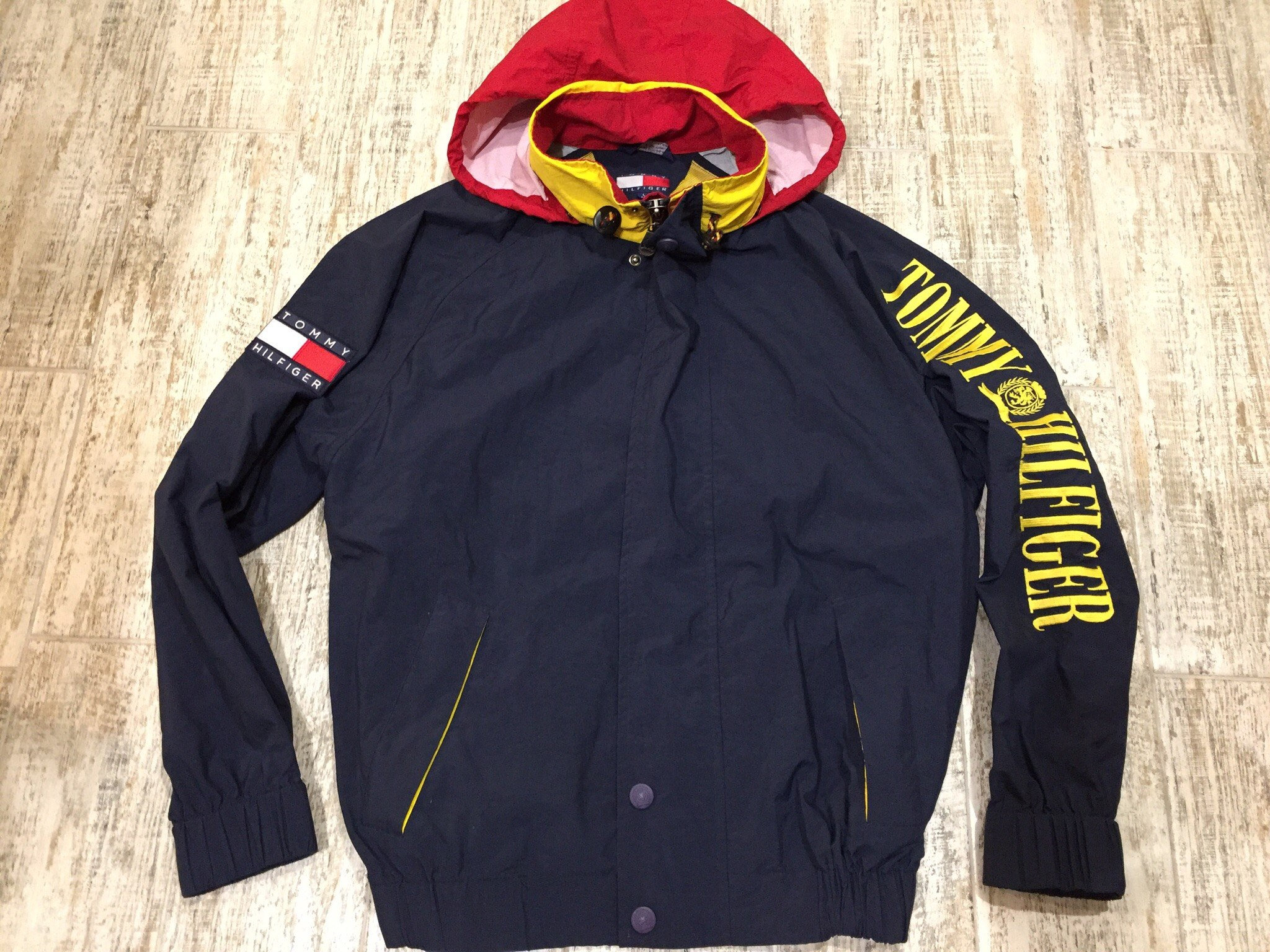 Tommy Hilfiger Jacket, Blue Vintage Tommy Sailing Gear Jacket of