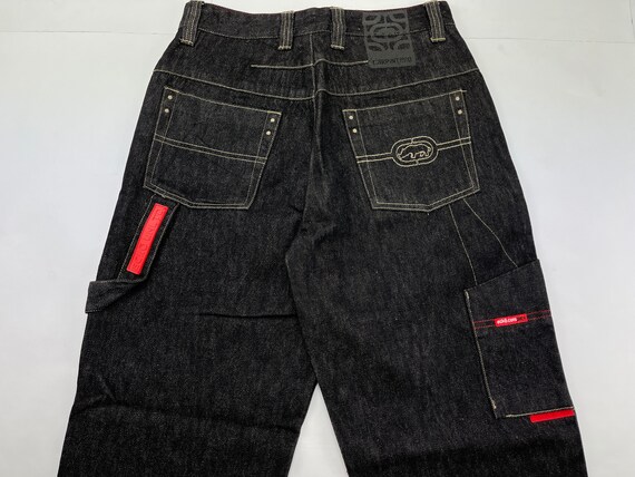 Ecko Unltd Jeans Shiny Black Silver 