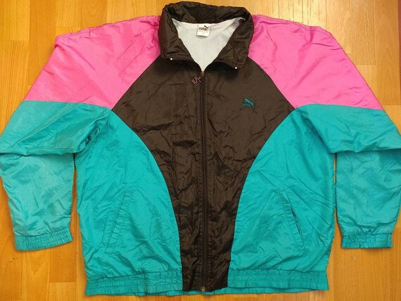 puma neon green jacket