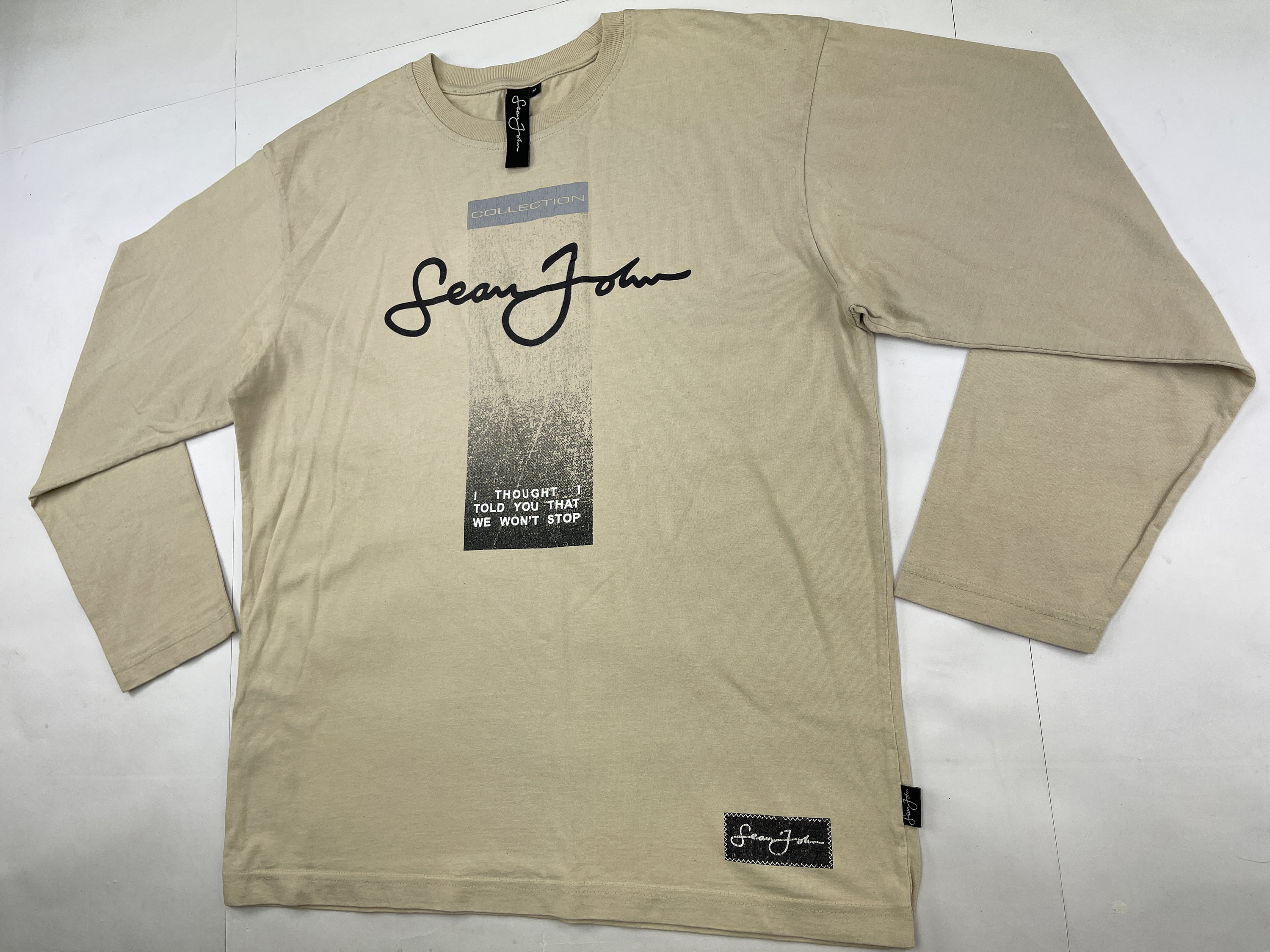 Sean John Jersey Beige Vintage Hip-hop 