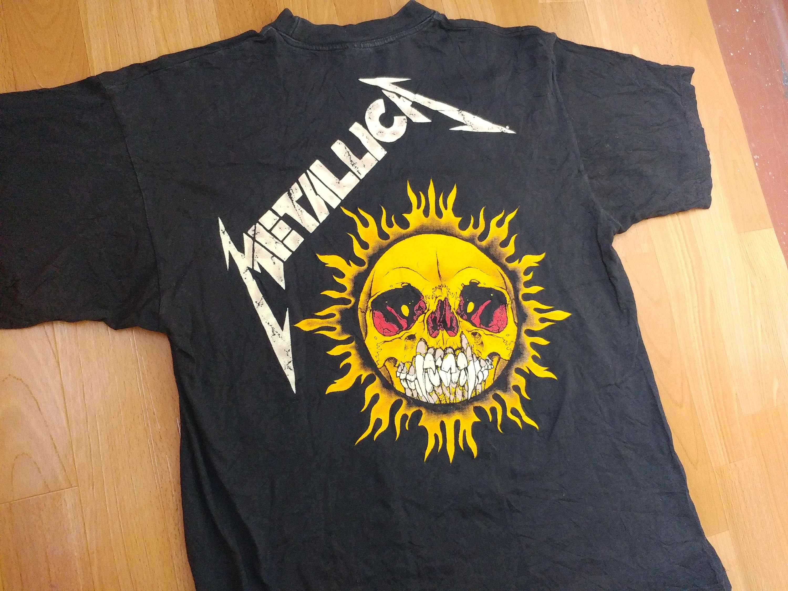 metallica concert tees