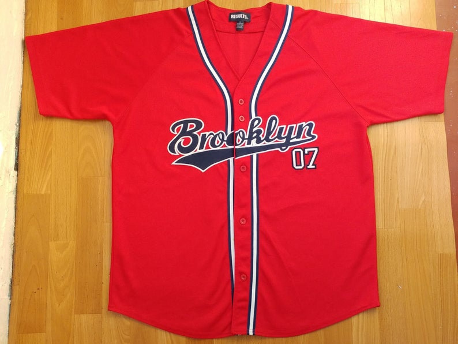 Brooklyn tshirt red vintage New York shirt basketball Etsy