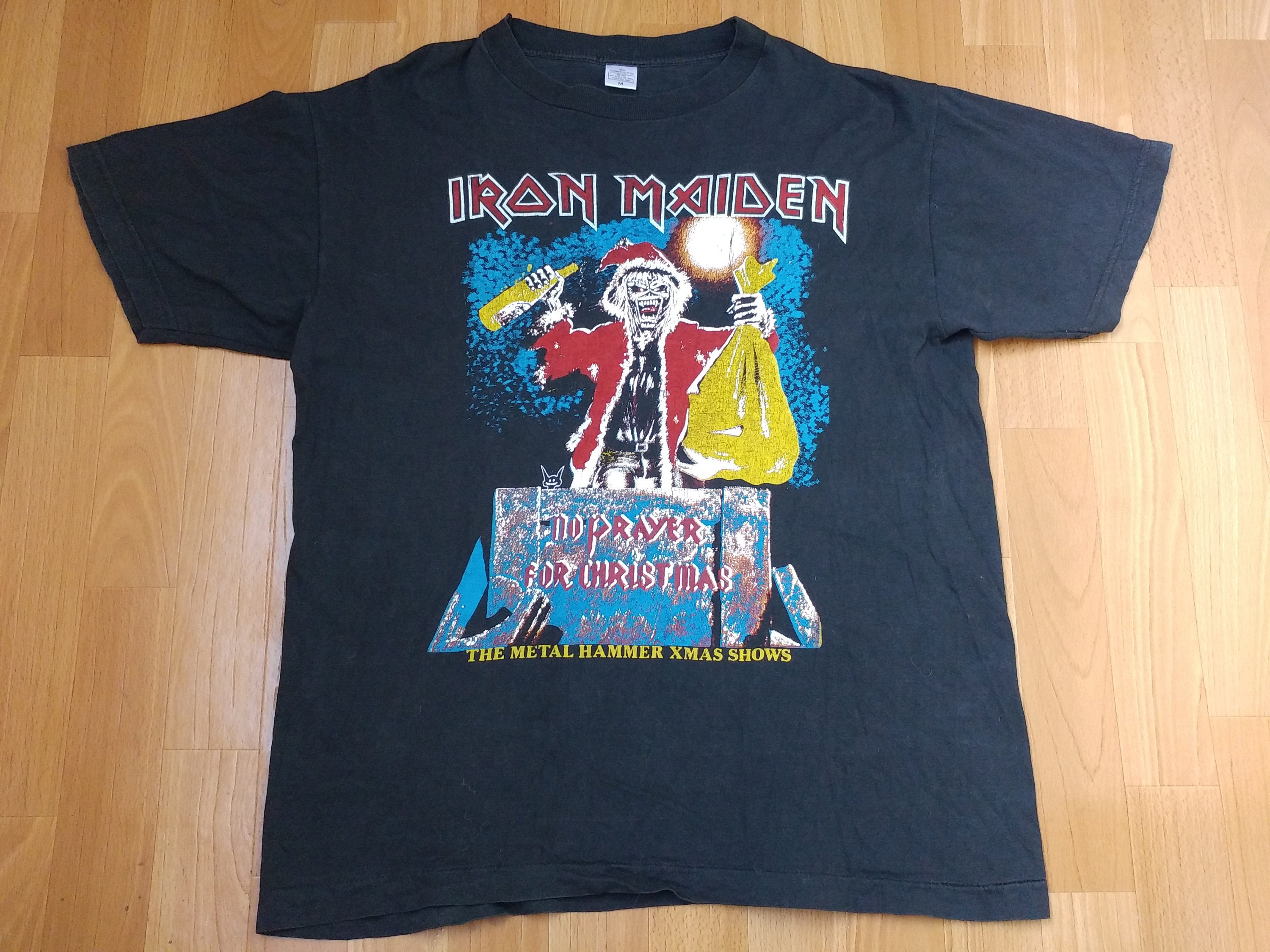 vintage iron maiden t shirt
