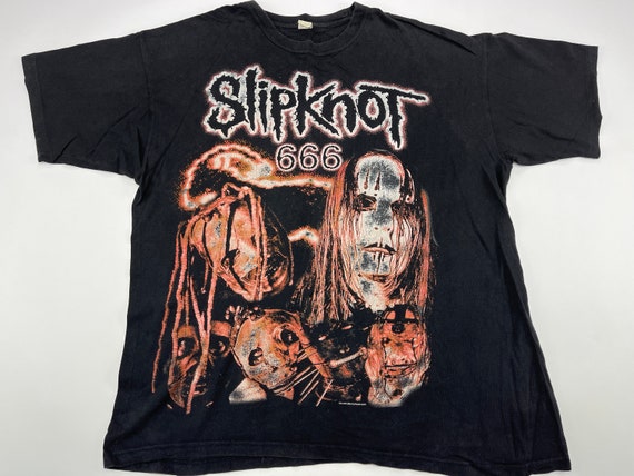 Vintage Slipknot T-shirt Iowa World Tour 2001 90s Rock - Etsy