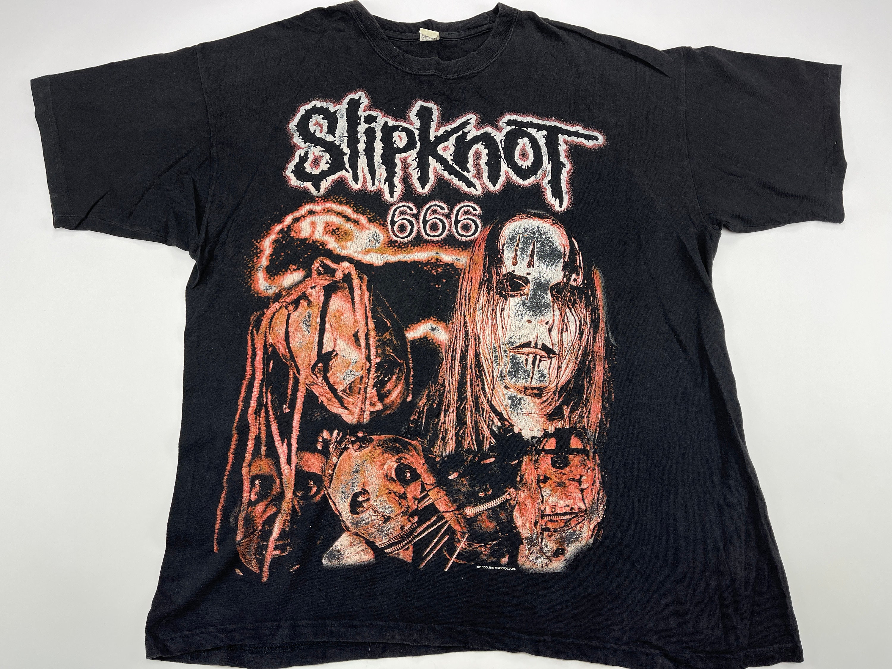 Vintage Slipknot T-shirt, Iowa World Tour 2001, 90s Rock Shirt