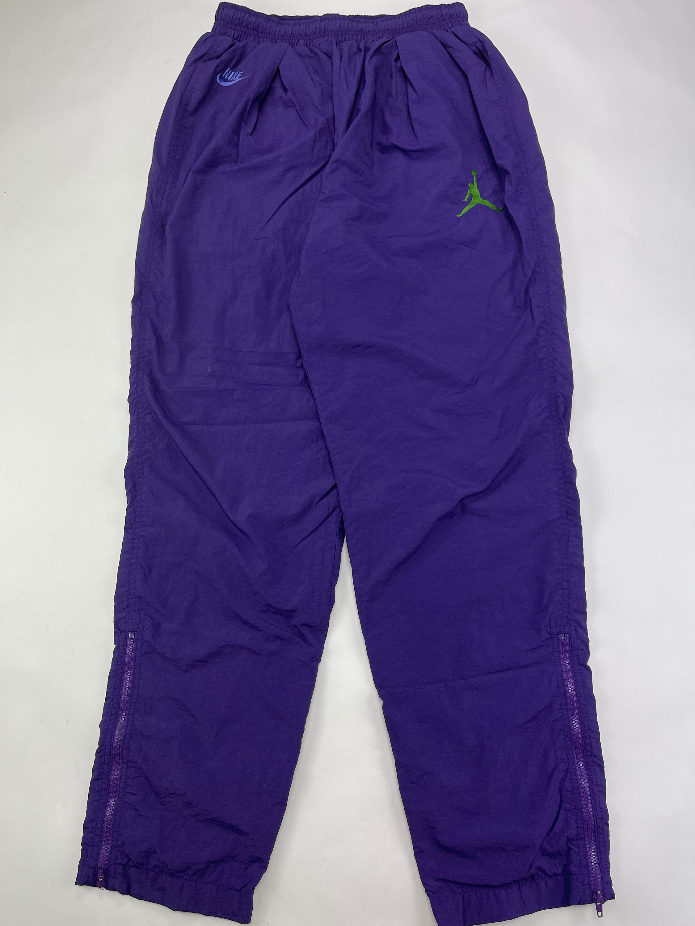 Nike Air Jordan tracksuit neon purple vintage track suit Etsy