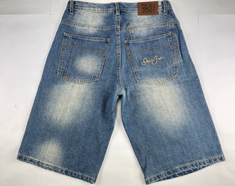 sean john jeans shorts baggy denim