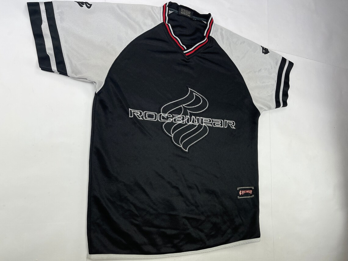 ROCAWEAR jersey 1999 first collection black tag Roca Wear Etsy